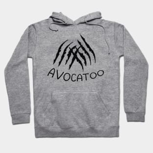 Mens Funny Meow Avocatoo Cat Hoodie